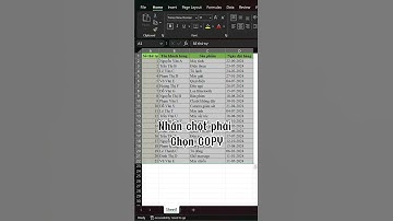 Làm sao để sao chép bảng từ Excel sang Word trong quá trình làm việc chỉ với vài thao tác #exceltips