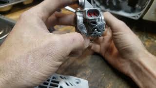 Adjusting a carburetor on a stihl MS461 and similar models...