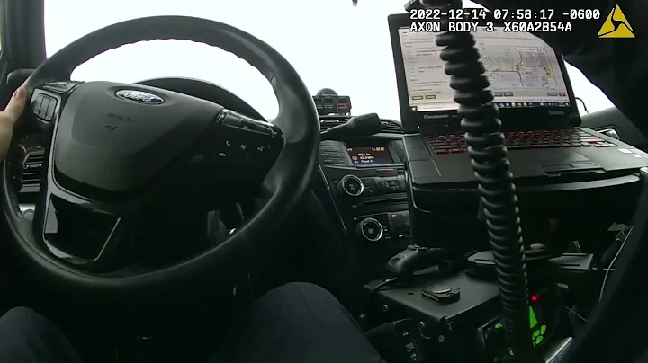 SQUAD CAR HIT DURING ICY CONDITIONS