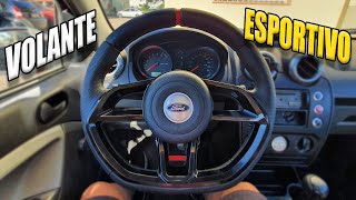 COLOQUEI UM VOLANTE ESPORTIVO NO FIESTA - #fiestera_st