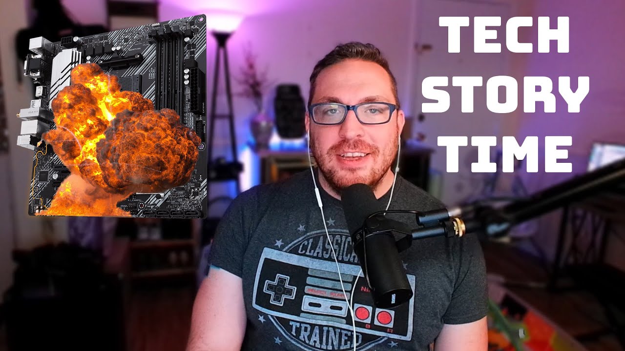 How I blew up my daughter's motherboard - TECH STORY TIME - YouTube