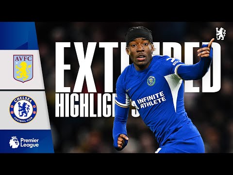 Aston Villa 2-2 Chelsea | MADUEKE & GALLAGHER strikes earn point | Highlights - EXTENDED | PL 23/24