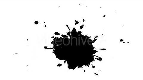 Ink Drops on Wet Paper 54 | Motion Graphics - Envato elements