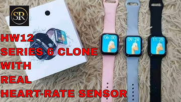 Best Smart watch series 6 clone Apple IWO HW12 Smart Watch  | INFINITY RETINA DISPLAY-BP-BPM-40MM |