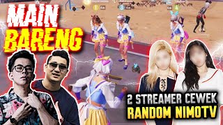 MAIN BARENG STREAM CEWEK RANDOM NIMO !! MALAH DI BURU STREAM SNIPE !! - PUBG MOBILE INDONESIA