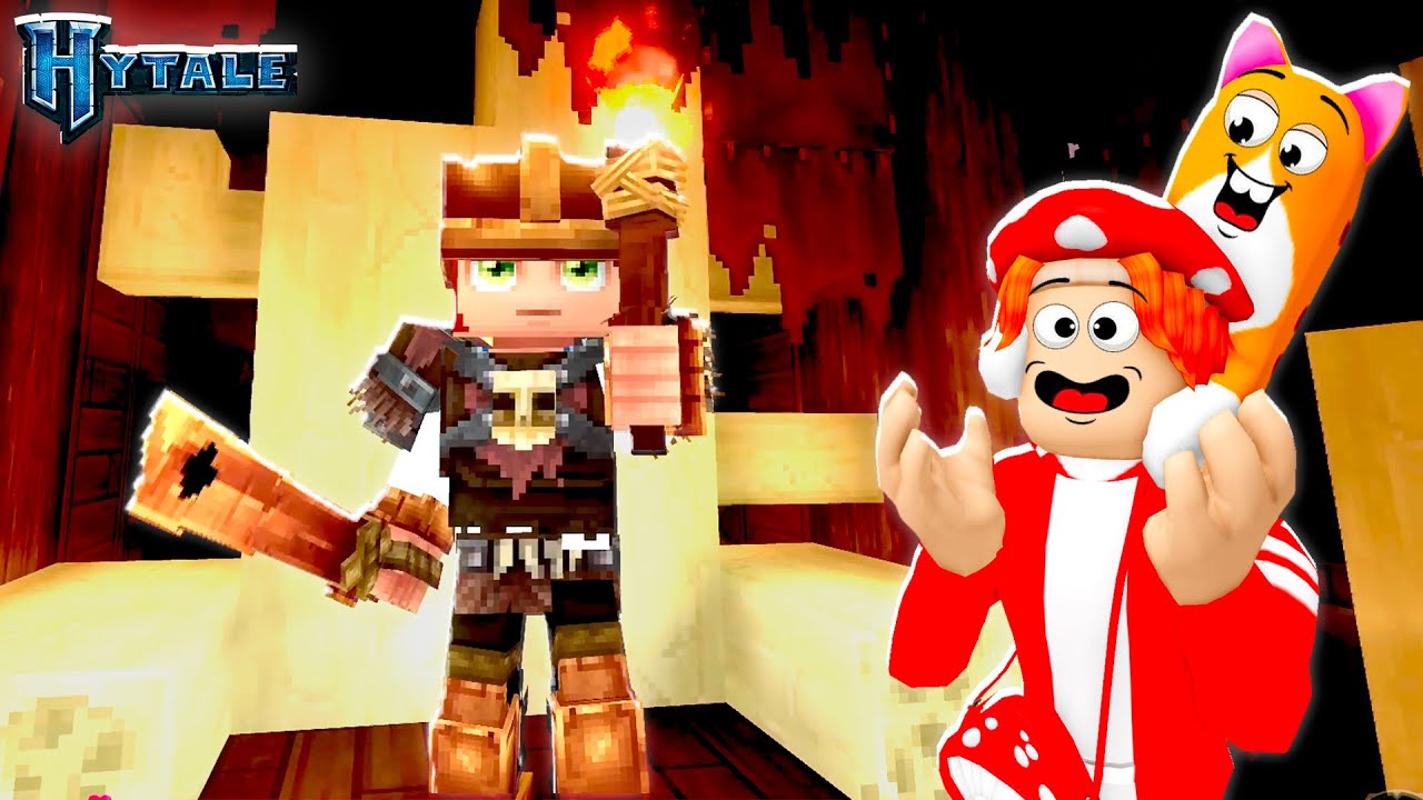 😈ПОБЕДИЛ БОССА и СТАЛ ВОЖДЁМ ДИКИХ ТРОРКОВ👹! HYTALE - ЧАСТЬ 3