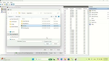 CARA MEMBLOKIR APLIKASI CHROME MENGGUNAKAN WINDOWS DEFENDER FIREWALL with ADVANCE SECURITY