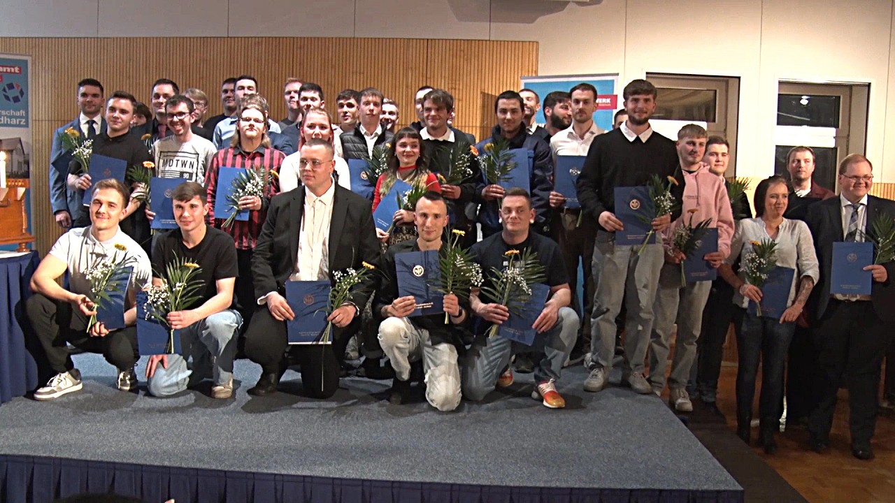 PUNKTum Freisprechungsfeier der Kreishandwerkerschaft Mansfeld-Südharz in Walbeck