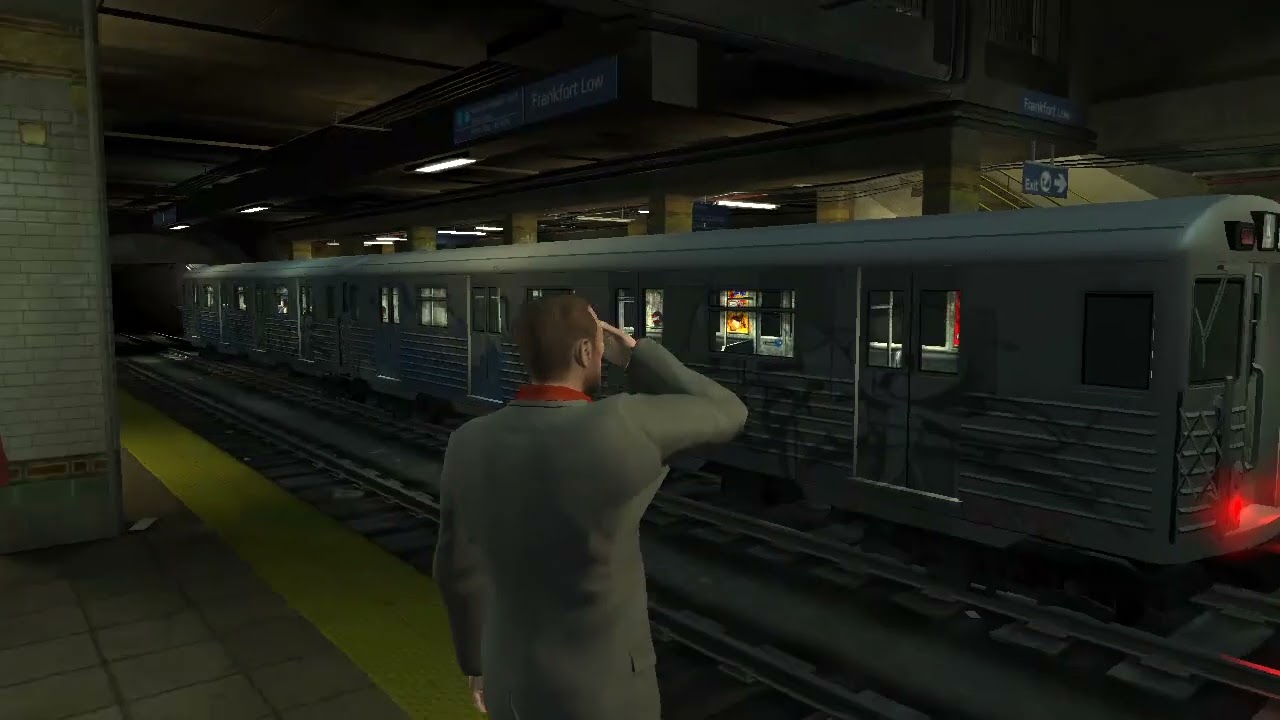 GTA 4 Subway Station Tour