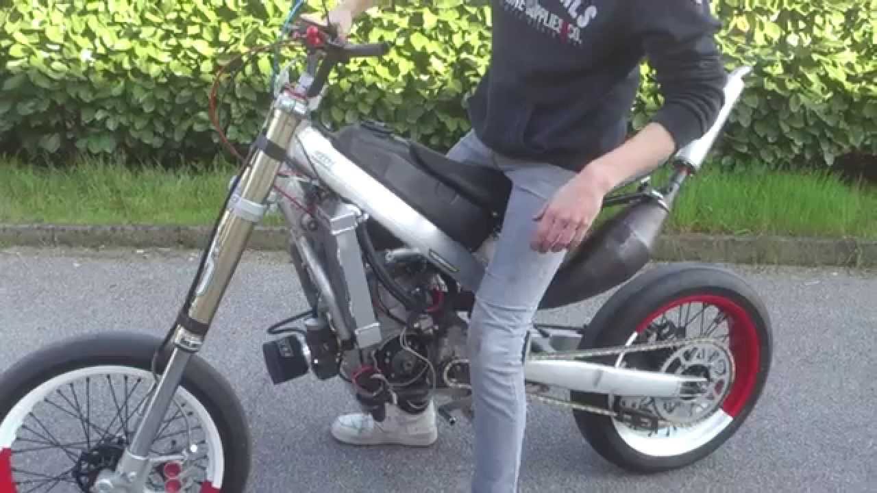 Hm 50 Motard - PROTOTYPE - Go Kart Engine Tm 125cc - YouTube