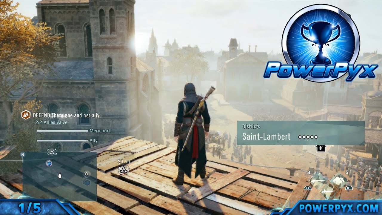 Assassins Creed Unity All Sync Point Locations Co Op Skill Upgrades