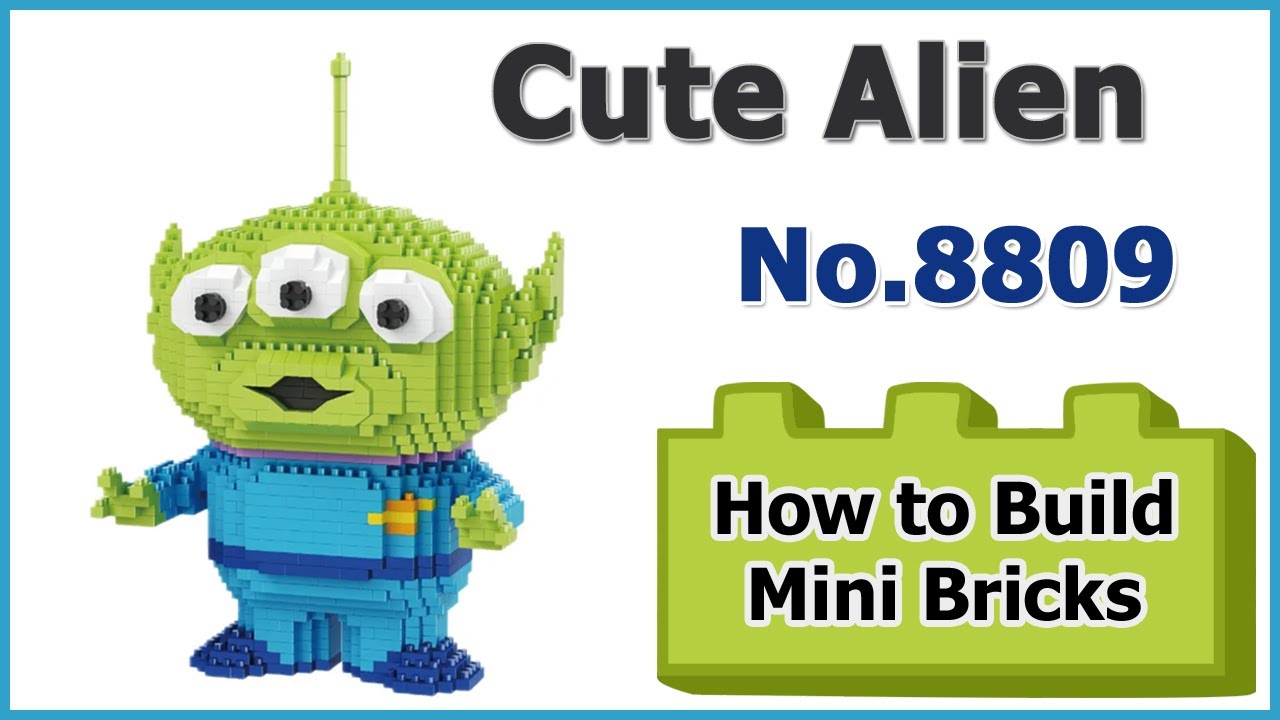 How to Build Mini Blocks Alien No.8809 Review Instructions ...