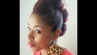 How To Protective Style: Mini-Bun-Hawk screenshot 3