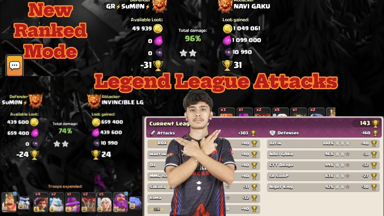 GAKU, LG, and DRAGO all failed on the same base — Legend League Attack, October Season Day 9