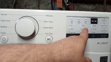 Default Cycle Settings on Front Load Washer Model# WD100C-Date: 11/15/2020