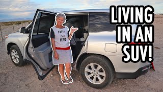 How to Live Fulltime in an SUV! (Toyota Highlander Camper Tour)