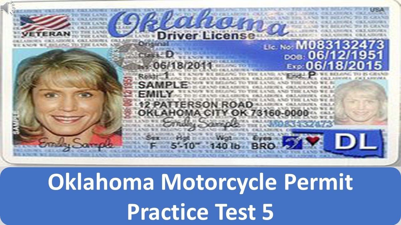 Oklahoma Motorcycle Permit Practice Test 5 - YouTube
