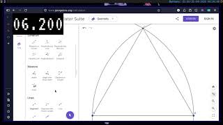 Geogebra Equilateral Triangle Speedrun - 6.20 Any%
