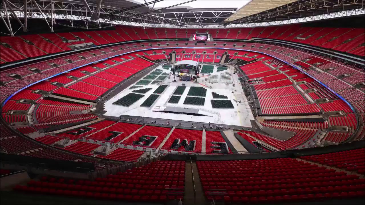 Joshua Vs Povetkin Wembley Stadium Time Lapse Youtube