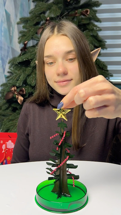 Magic Crystal Tree🎄😳 #unboxing #testing #haul #funny #christmas