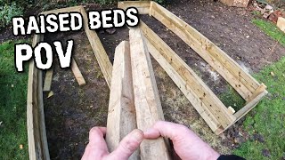 Gardening POV - building raised beds / planters