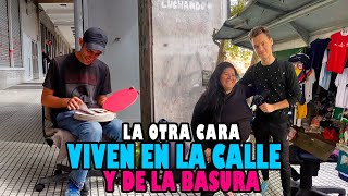 NO tienen HOGAR y viven de la BASURA| Los homeless de Buenos Aires