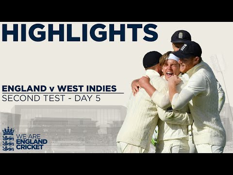 Day 5 Highlights | Stokes Fires England To Stunning Late Victory | England v West Indies 2nd Test