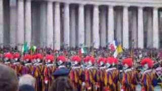 Swiss Guard St Peters Square