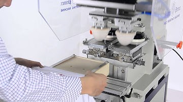 SPC-824SDU 2-Color Pad Printer with Ink Cup and Pneumatic Shuttle