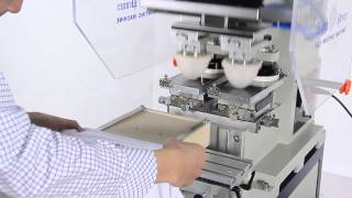 SPC-824SDU 2-Color Pad Printer with Ink Cup and Pneumatic Shuttle