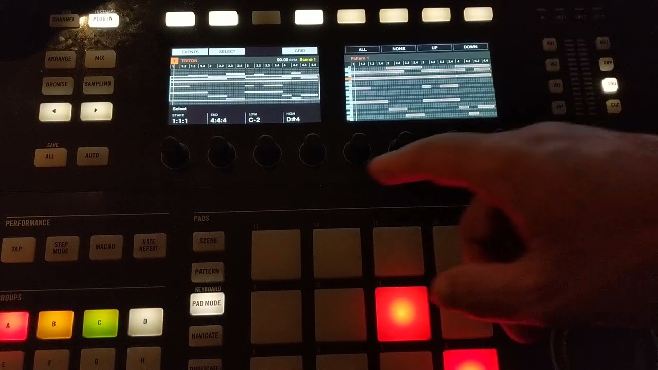 Maschine Tips - Editing Midi Using The Controller - YouTube
