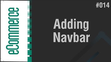 eCommerce Shop in Arabic #014 - Add the Bootstrap Navigation Bar