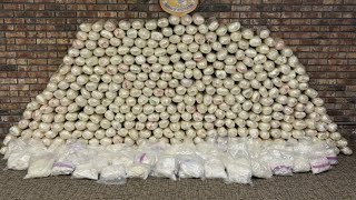 Nearly 1,600 pounds of meth found within blackberry shipments in Atlanta, Hall County