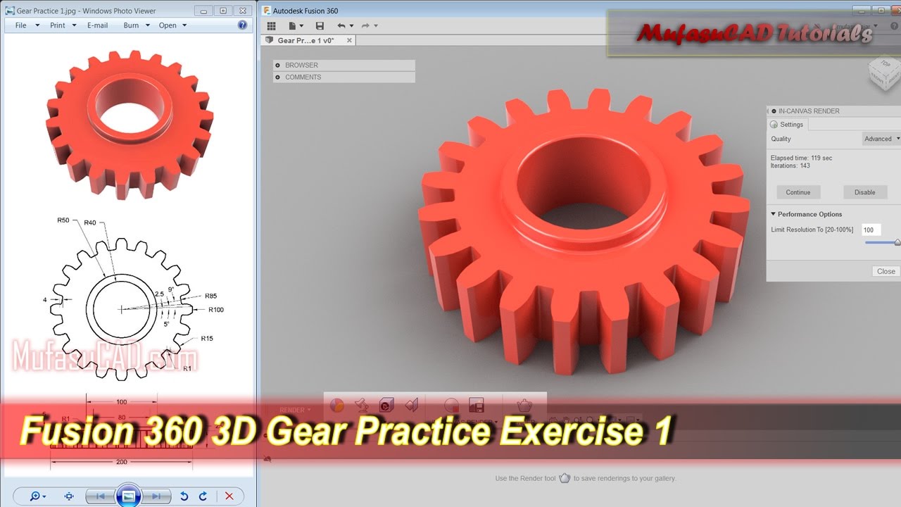 fusion 360 gear generator