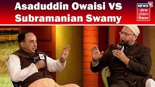 Asaduddin Owaisi vs Subramanian Swamy Full Debate | News18 Chaupal 2017