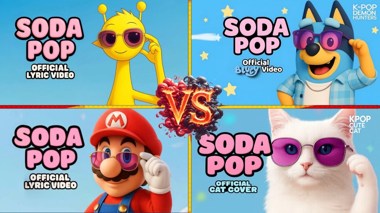 super mario🆚bkuey🆚cat ai🆚sprunki  SODA POP MEGA BATTLE 🎵 Who Is Best#13