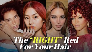 How to Choose the RIGHT Red Hair Color based on your Color Season