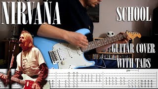 Nirvana School Guitar cover with tabs