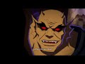 Young Justice the transformation of Jason Blood to Etrigan