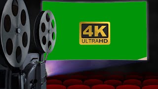 Movie Projector Green Screen [Film Projector Chroma Key] 4K