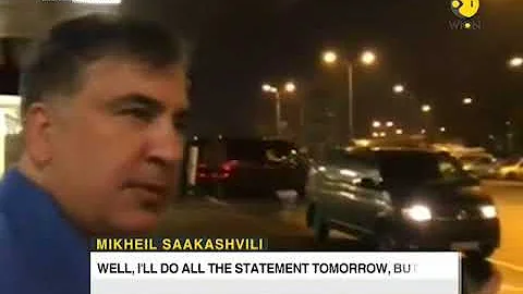 Ukraine deports ex-Georgia president Mikheil Saakashvili