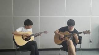 I(left from the video) took a chamber music course with this guy on...
