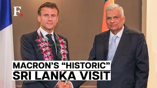 Macron Meets Sri Lankan President, Becomes First French Leader to Visit the Island Nation