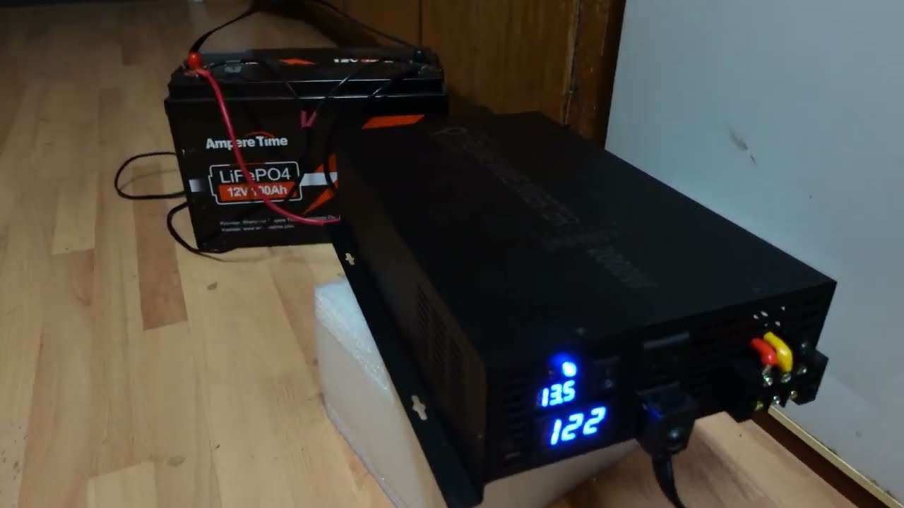 Reliable Electronics Inverter + AmpereTime Battery+Frigidaire = 24hr Test