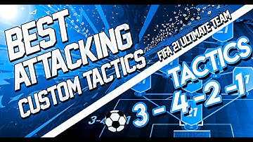 Best Attacking Custom Tactics 3-4-2-1 | FIFA 21 Ultimate Team - Guide In Description