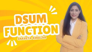 Unlock The Power Of Excel Database Functions📈 #excel #dsumfunction