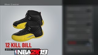 NBA 2K19 Shoe Creator Jordan 12 Kill 