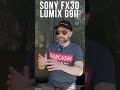 Sony FX30 vs LUMIX G9II: Which One is for You? #shorts