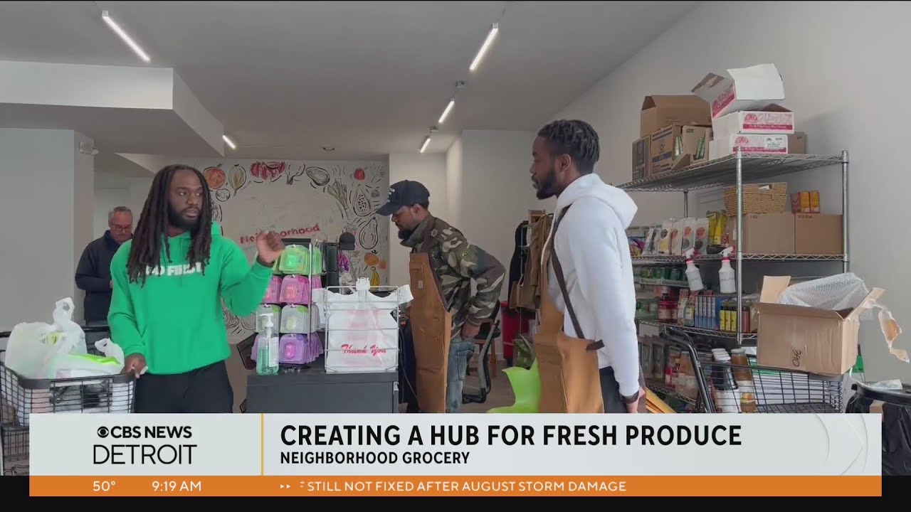 New grocer turns food swamp into hub for healthy food options on Detroit's east side