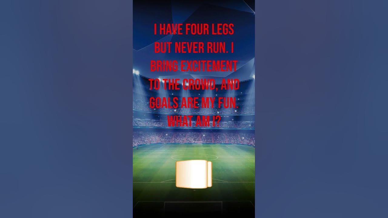 Football Riddle 1 (RIDDLES AI) football riddles riddleswithanswers